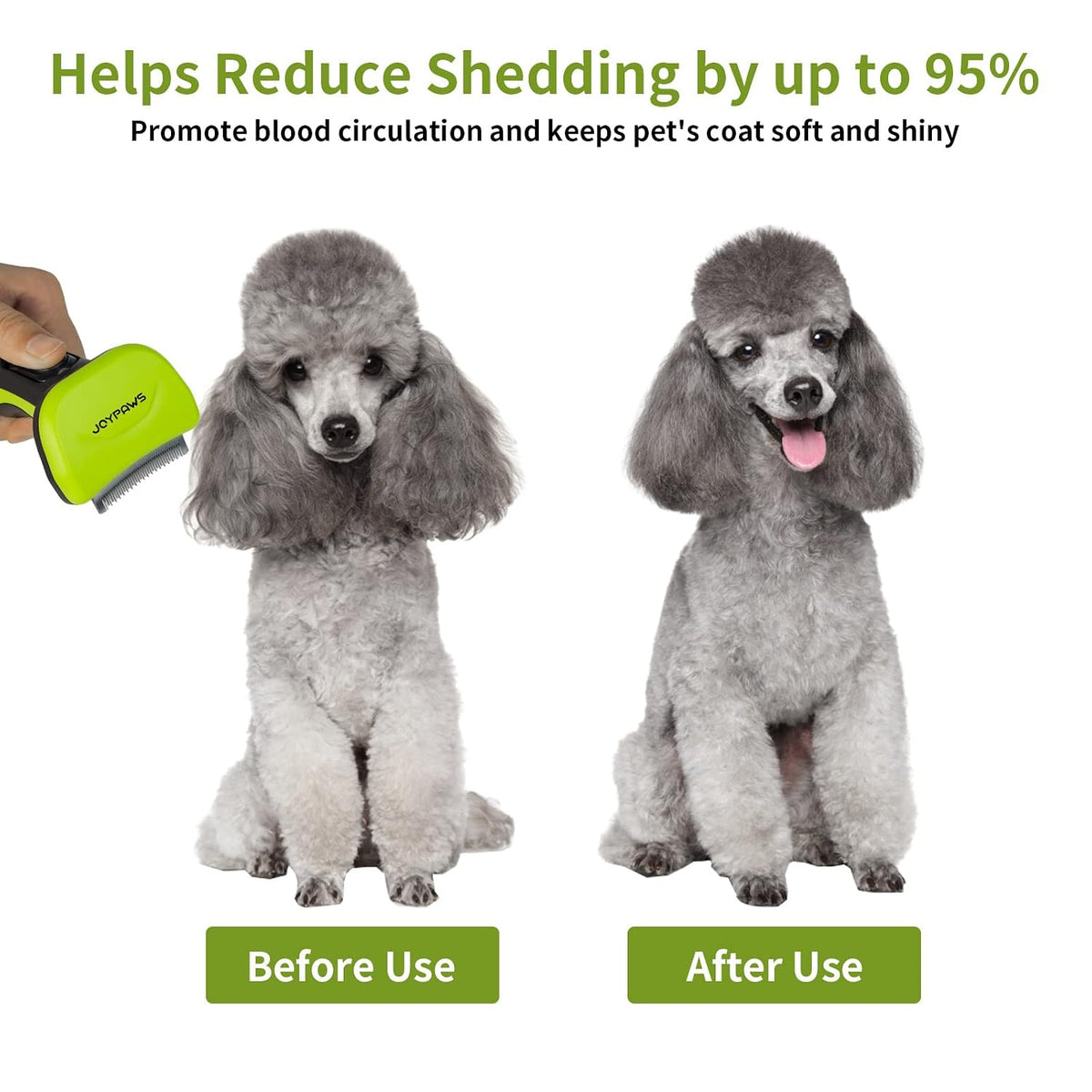 Upgraded Pet Self Cleaning Grooming Brush Curved Deshedding Tool