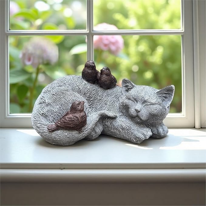 Cat Statue Outdoor Garden Decor - Image 6