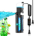 U - V Aquarium Filter for Green Water Cleaning with Aeration/Rainfall Modes