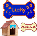 Personalized Dog Crate Sign Custom Dog Kennel Accessories Name Plate Doghouse by CustomYourMemories