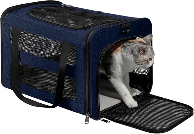 Cat Carrier Soft-Sided Travel Bag - Image 9