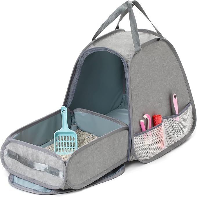 Collapsible Portable Cat Litter Box Standard by XingYunEr