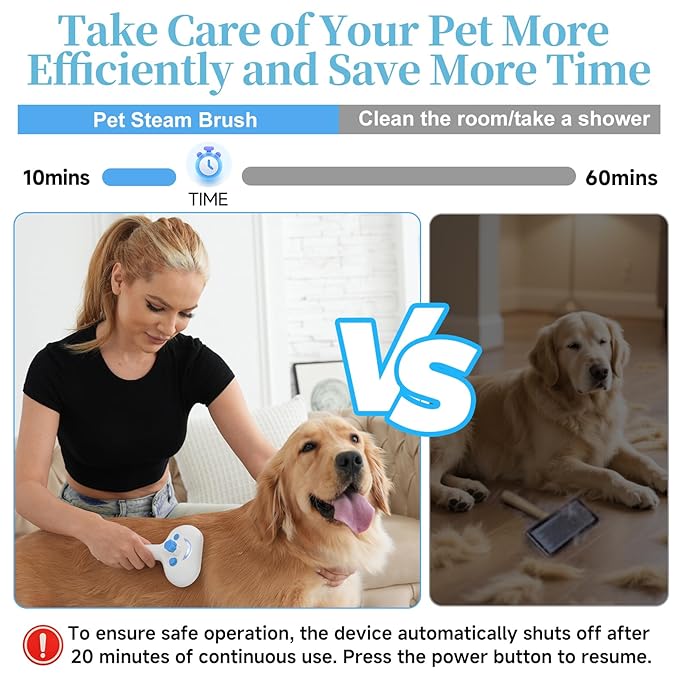 Pet Steam Brush for Dog & Cat - Image 6