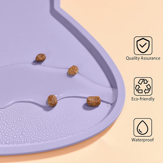Cat Food Mat, Silicone Pet Feeding Mat - Image 4