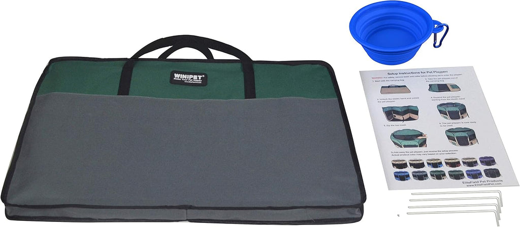 EliteField 2-Door Soft Pet Playpen for Dogs and Cats (2-Year Warranty)