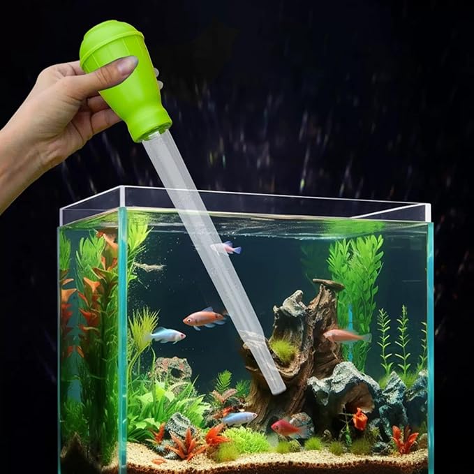 Manual Water Changer Fish Tank Cleaner Coral Feeder Universal Lightweight - Image 3