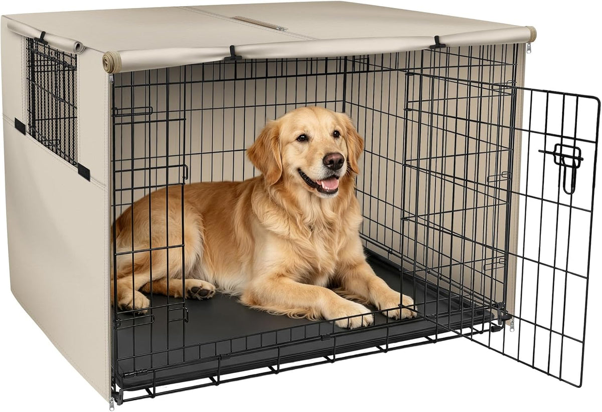 Explore Land Dog Crate Cover, 42 inches, Light Tan