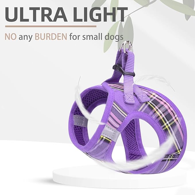 PUPTECK Adjustable Dog Harness Collar and Leash Set Step in No Pull Pet Harness - Image 6