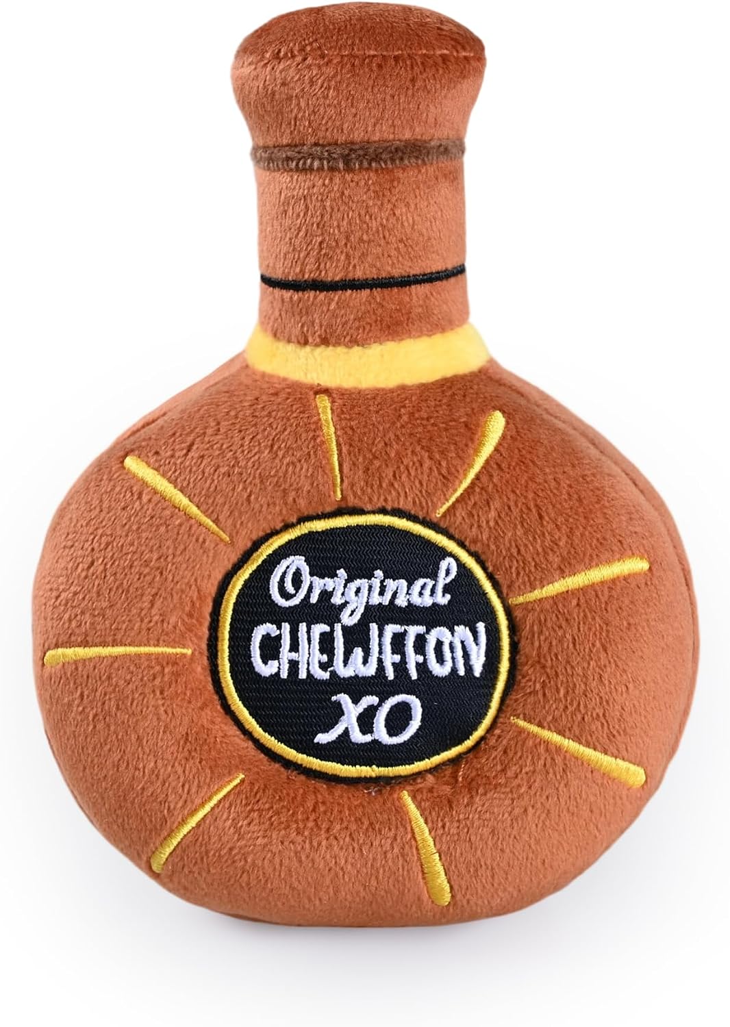 CHEWFFON Dog Toy, Interactive Champagne Shape Squeaky Toy for Boredom