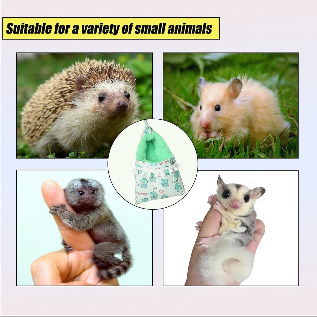 2 Pcs Sugar Gliders Sleeping Pouch Bag, Nest Bed For Small Animals (Bed)
