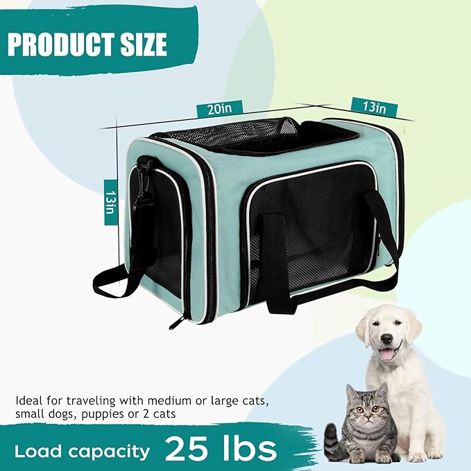 Top tasta Dog Cat Carrier Pet Carriers - Image 2
