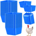 Maxdot 20 Pcs Chicken Water Feeder Cup 16 oz Large Watering Cup, Blue