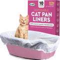 Alfapet Elastic Cat Litter Box Liners - Extra Giant 10 Count - Tear-Resistant Cat Litter Bags - Waterproof Kitty Litter Liners - Fits Litter box Pan Sizes XL, Giant, X-Giant, 37" x 18", 20 lb Capacity