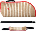 DGSL Dog Training Set - Dog Bite Sleeve, Pillow Tug Toy, Stick - Professional Training Equipment for Biting, Interactive, Fetch, K9, Puppy (Transverse Stripe)