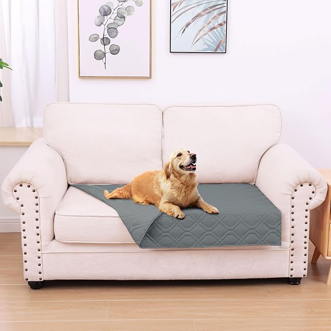 hyha Waterproof Dog Bed Blanket, Soft Pet Blankets, Waterproof Couch Cover by hyha
