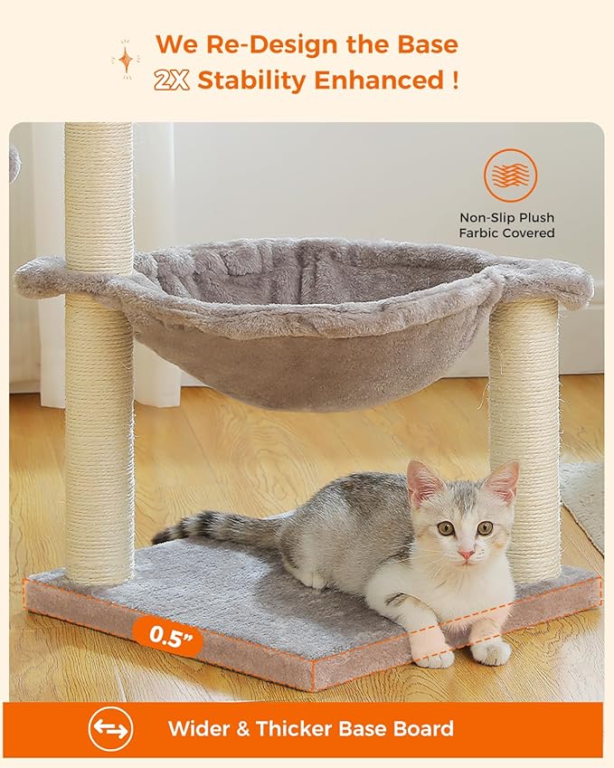 Cat Tree 28", Cat Scratching Post - Image 4