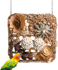 Bird Foraging Toys Natural Bird Toys Conure Toys Parrot Shredding Hanging Toys by Unknown