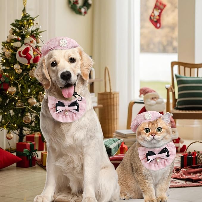 HOWWFALY 2PCS Cat Beret Hat - Image 6