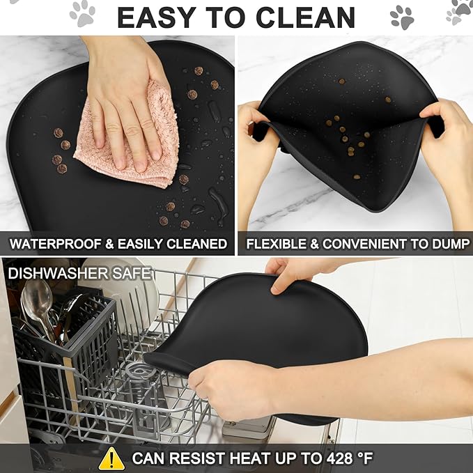 Small Silicone Pet Food Mat - Image 6