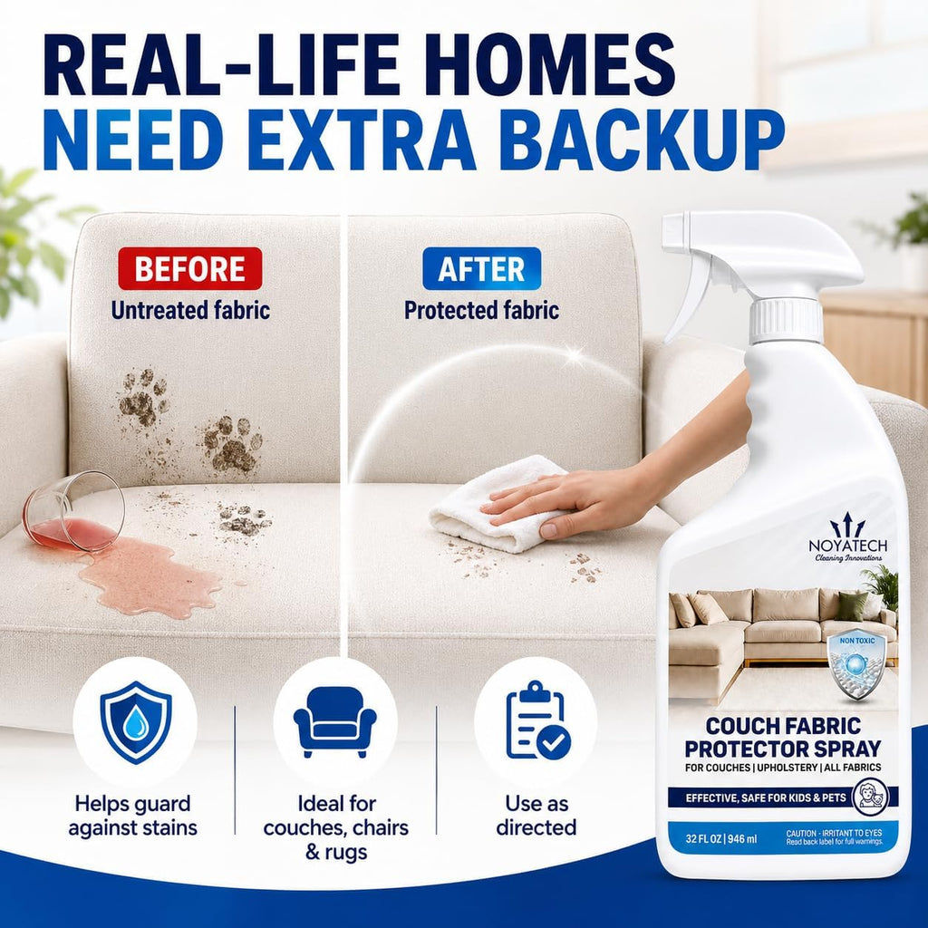 NOYATECH Couch Protector Spray, Sofa Fabric Upholstery Guard, 32 oz