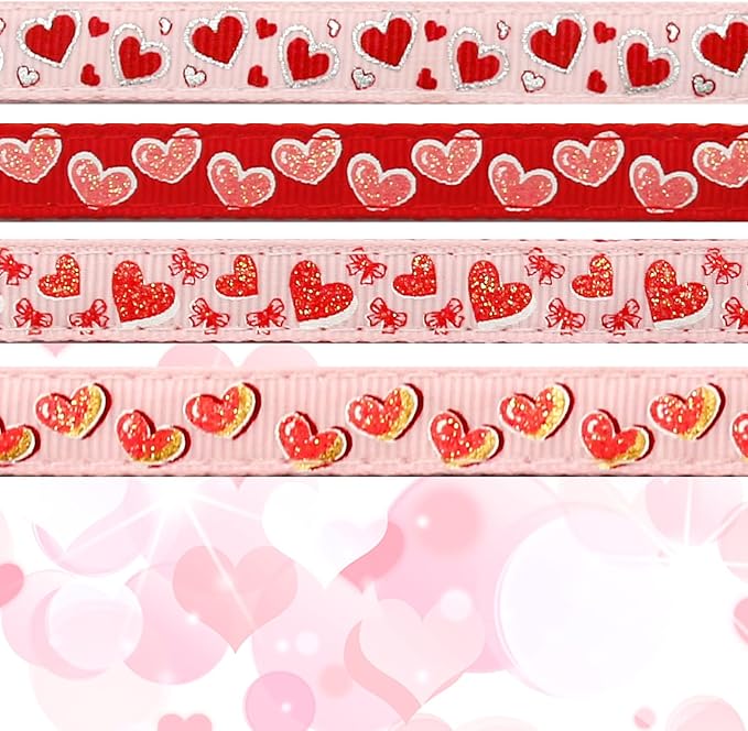 azuza 4 Pack Valentines Kitten Collar - Image 5