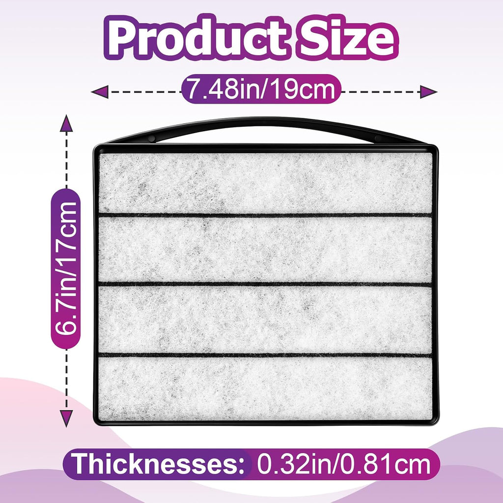 10 Pcs Turtle Tank Filter Compatible with TARARIUM IX-120 & IX-120 U-V