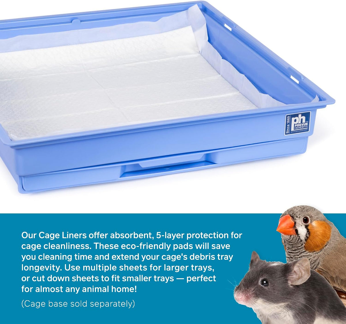 Prevue Pet Products Disposable Cage Liners for Birds and Small Animals