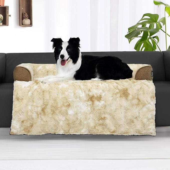 Calming Dog Couch Bed for Large Dogs, 41 x 37 inch Waterproof Removable Dogs by blunique