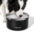 Gardner Pet Dog Bowls 1 Gallon (3.85L) Stainless Steel Dog Water Bowl