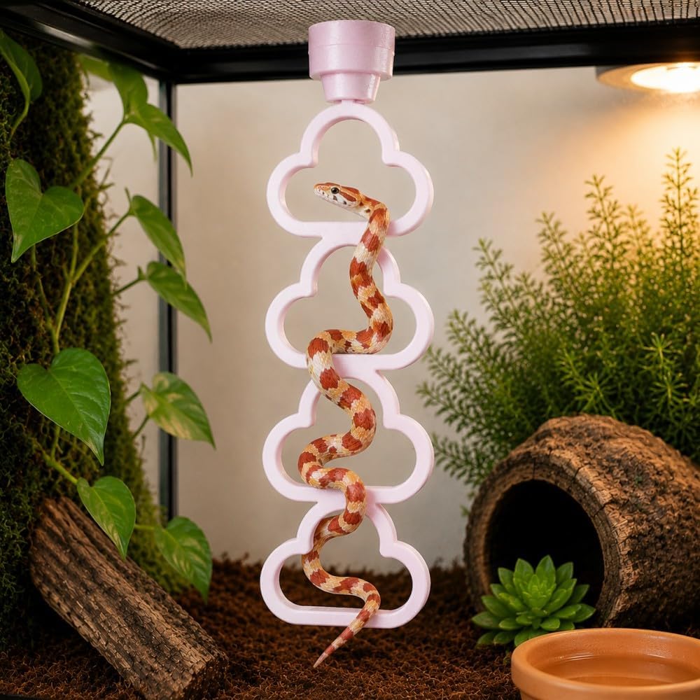 Crested Gecko Tank Accessories Magnetic Cloud Climbing Ledge 3D Printed