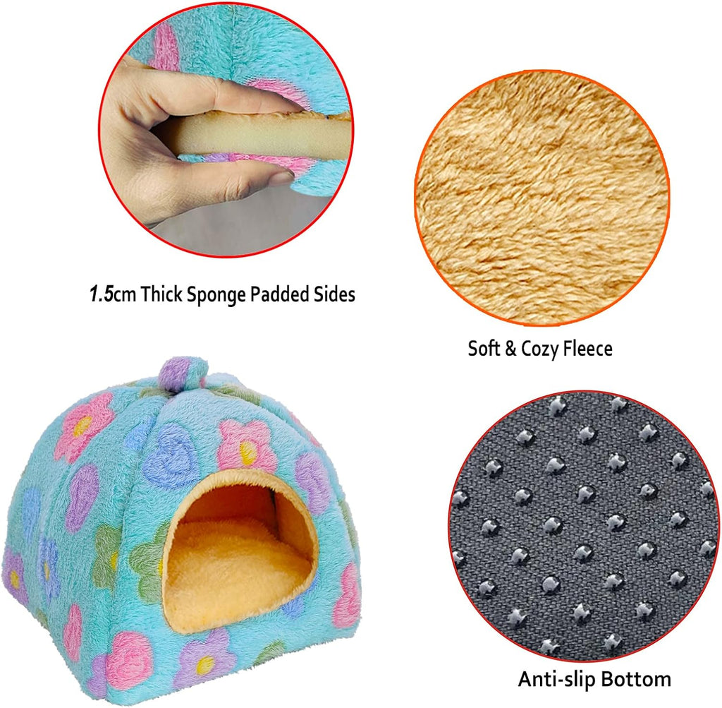 Guinea Pig Bed, Hideout House for Small Animals, Warm & Cozy