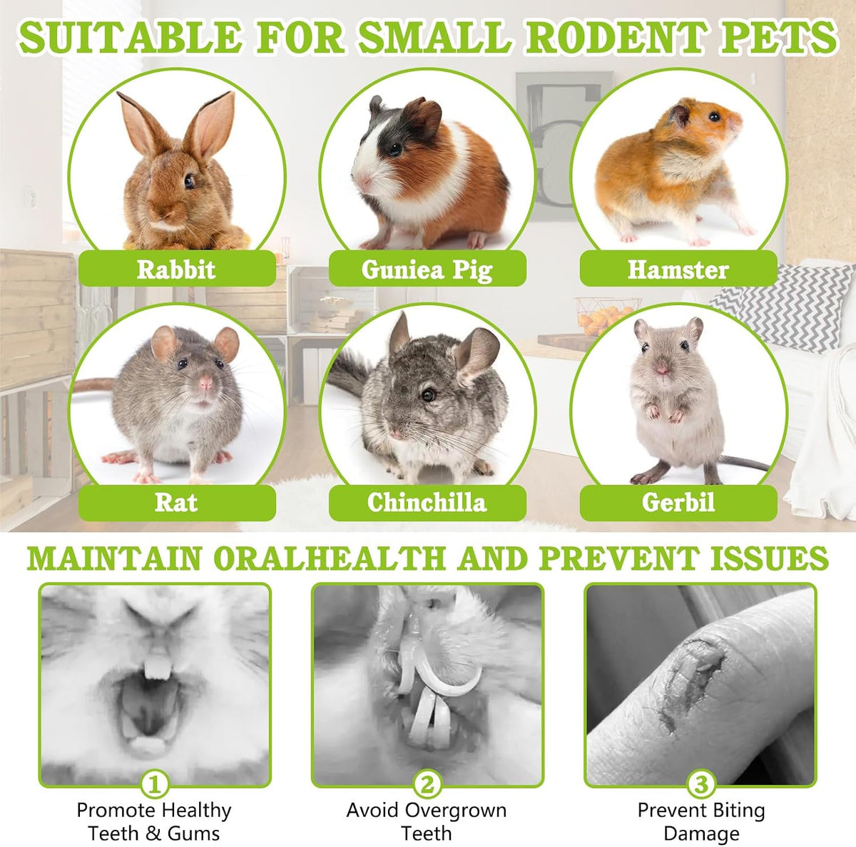 PINVNBY 30PCS Rabbit Chew Toys Set for Teeth Health Natural Bunny Enrichment for Bunnies Boredom Guinea Pig Treats Straw Basket Bunny Bed for Chinchilla Hamster Rat Gerbil