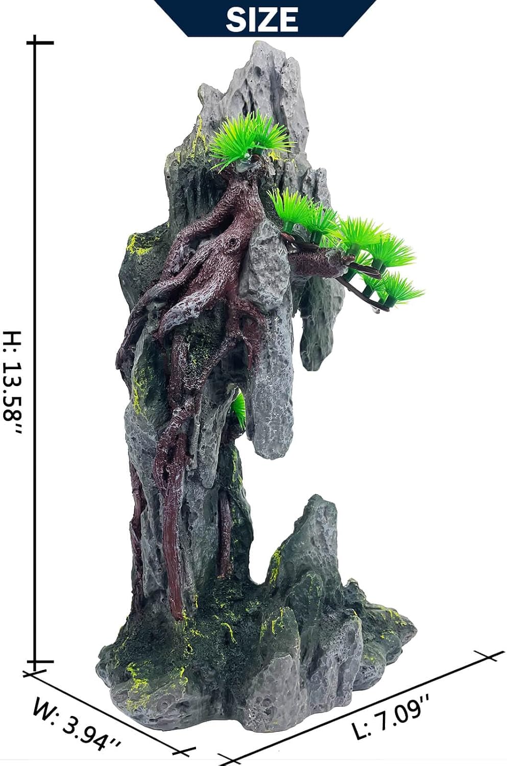 Tall Aquarium Mountain View Stone Decorations Aquarium Rock Cave