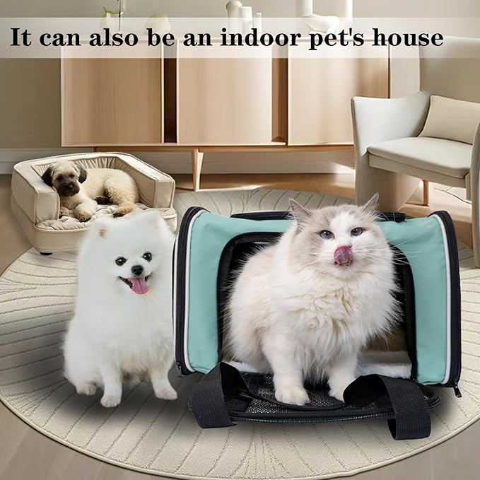 Cat, Dog Carrier for Small Medium Pet Carriers Up to15Lbs, Cats Carrier Soft- - Image 7