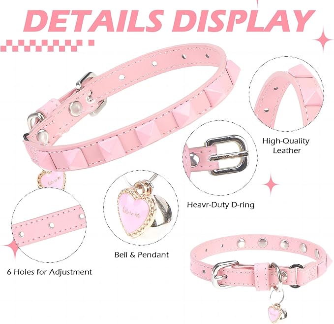 EXPAWLORER Halloween Leather Cat Collar - Image 3