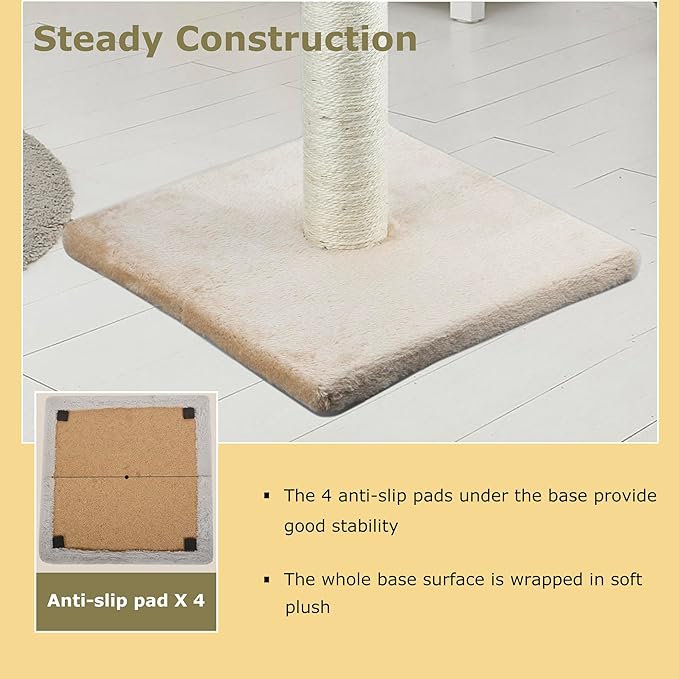 Dimaka 29" Height Tall Cat Scratching Post, Claw Scratcher - Image 4
