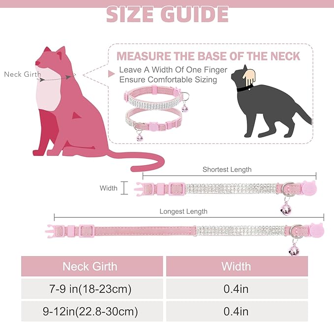 EXPAWLORER Soft Velvet Safe Cat Collars - Image 2