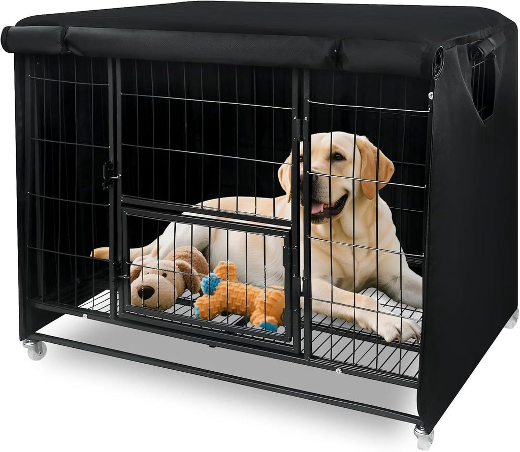 54 Inch Heavy Duty Dog Crate Cover for Dog Cages 900D Oxford (Cover Only)