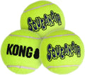 KONG Air Dog SqueakAir Dog Toy Tennis Balls by KONG
