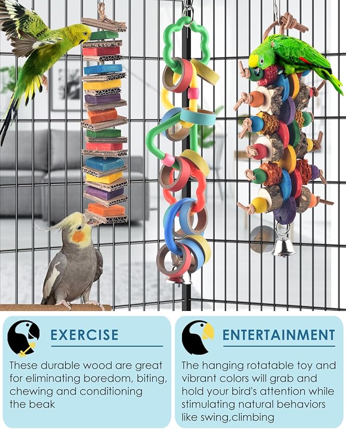 Bissap 3 PCS Bird Chew Toys - Image 4