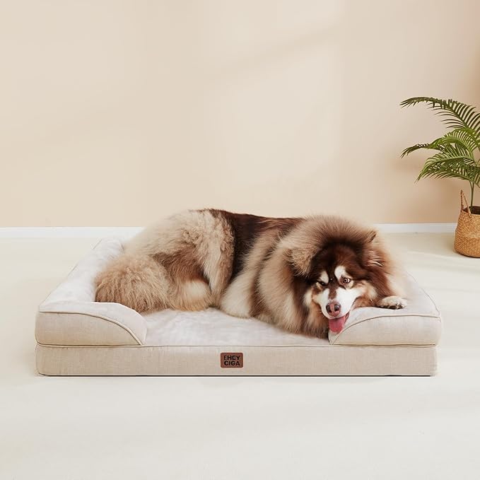 EHEYCIGA Orthopedic Dog Beds for Extra Large Dogs, Waterproof Memory Foam XL - Image 9