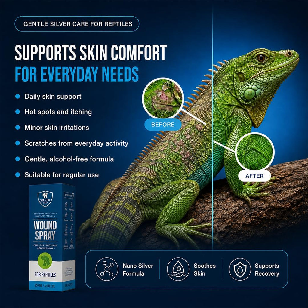 Pet Wound Spray for Reptiles - Alcohol Free, Pet Wound Care 250 ml