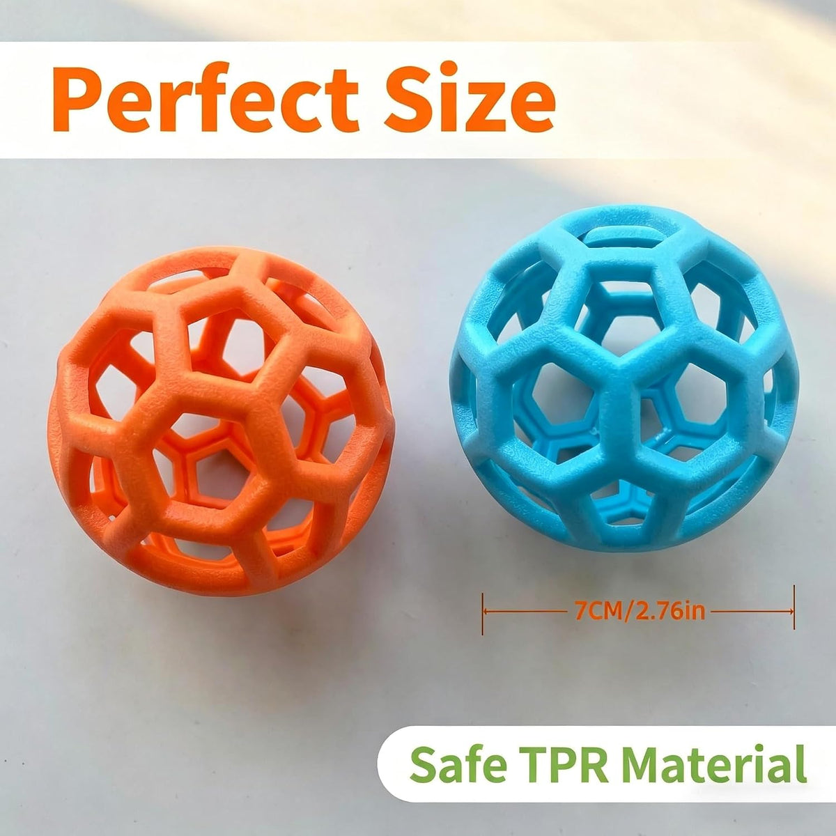 2PCS Turtle Feeder Balls, Slow Feeder Foraging Toy for Turtles & Tortoises, Reusable Fruit Vegetable Treat Holder, Aquarium Tank Habitat Accessories for Reptiles