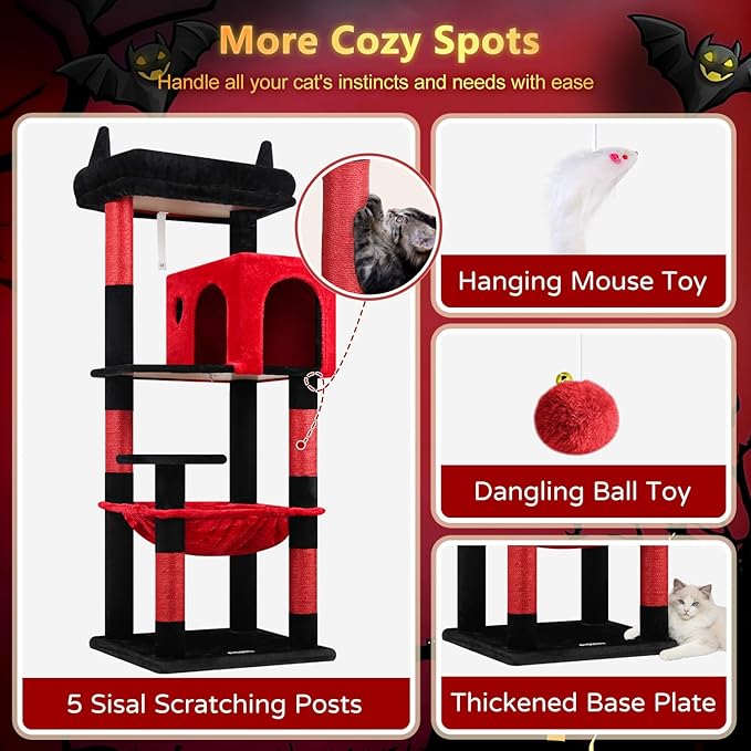 Globlazer Gothic Cat Tree Tower - Image 5