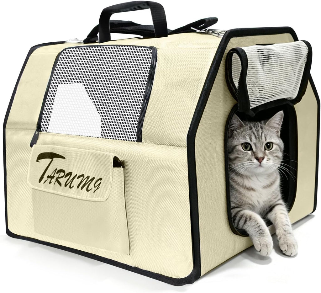 Soft‑Sided Pet Carrier, for Large Cats Small Dogs Puppies Up to 19 lbs