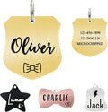 Ultra Joys Cat ID Tag Personalized Pet Tags, Durable Stainless Steel Small Pet by UltraJoys