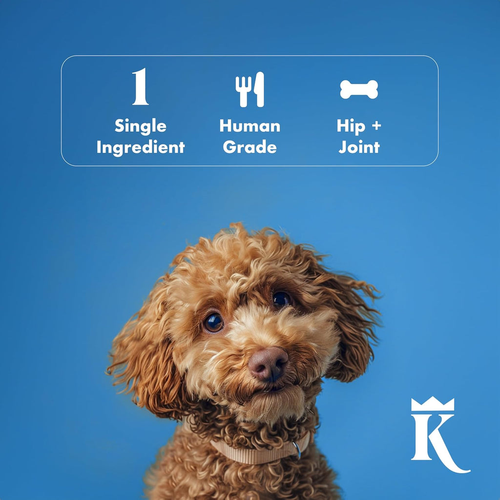 King Lou Pets Whole Chicken Feet for Dogs, Dehydrated Treats, 10 Count