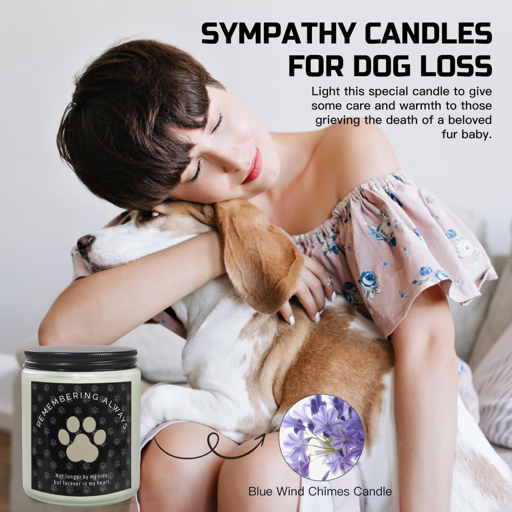 iAOVUEBY Dog Memorial Gifts for Loss of Dog, Loss of Dog Sympathy Gift Baskets, Dog Passing Away Bereavement Remembrance Gifts, Loss of Pet Gift Box for Dogs Lovers Friends Family Coworkers