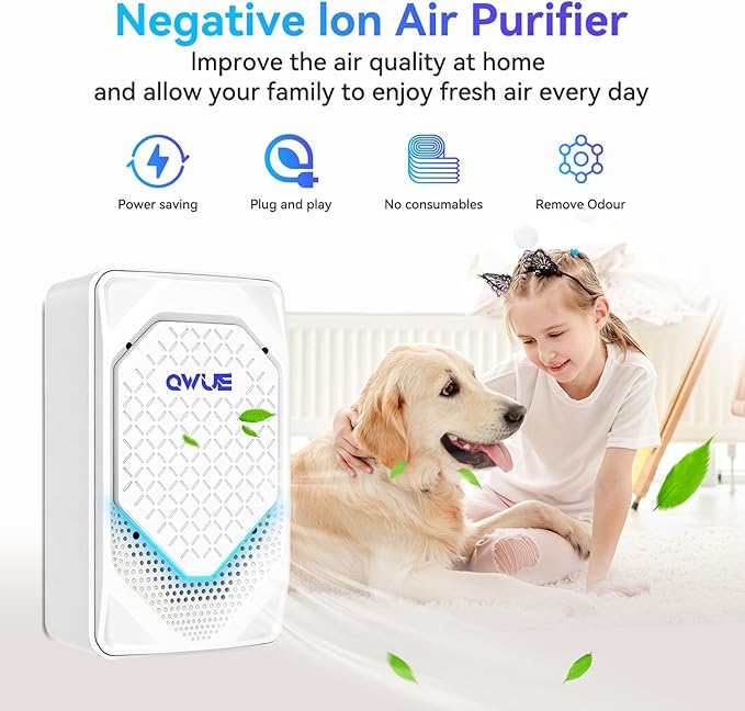 4Pack Plug in Air Ionizer, Negative Ion Air Purifier Plug In, Mini Filterless - Image 4
