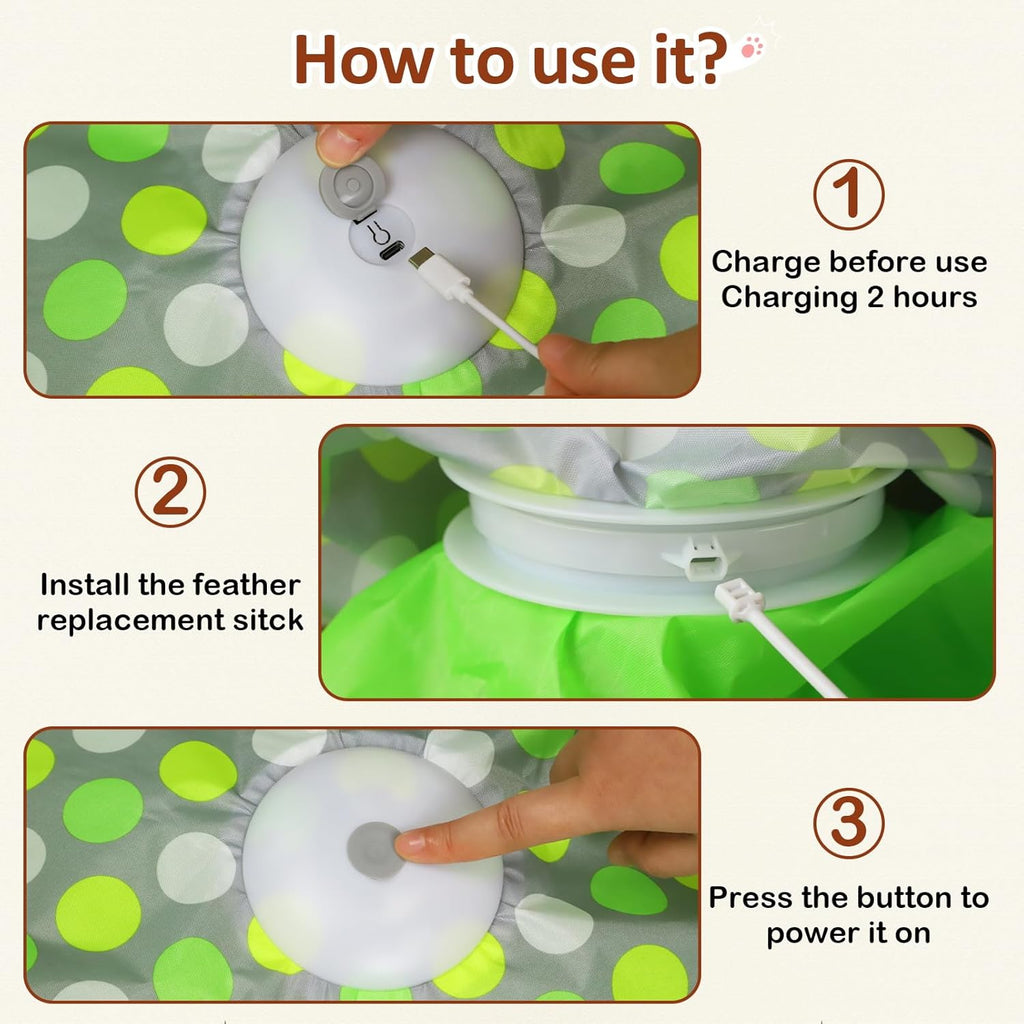 Sofolor Interactive Cat Toys for Indoor Cats, Cat Exercise Toys
